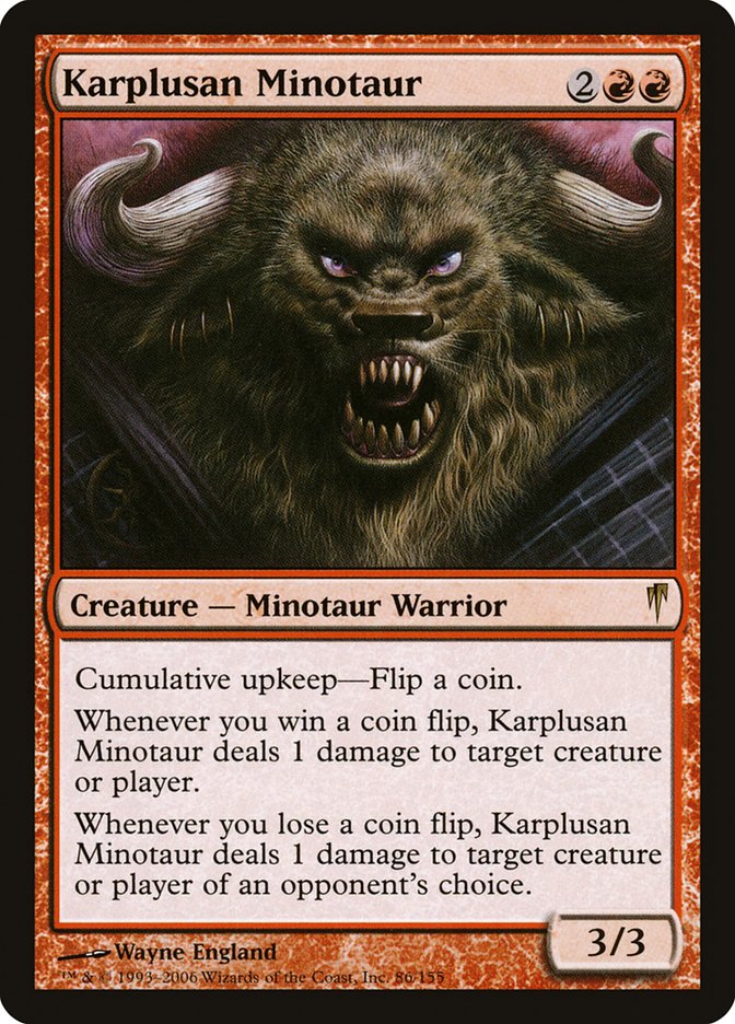 Karplusan Minotaur 86 (Coldsnap)  | Good Games Modbury