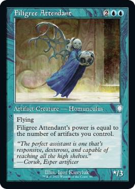 Filigree Attendant Retro Frame 85/40 (Commander: The Brothers' War)  | Good Games Modbury