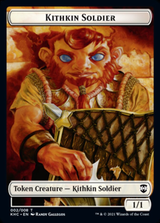 Kithkin Soldier Token [Kaldheim Commander Tokens] | Good Games Modbury