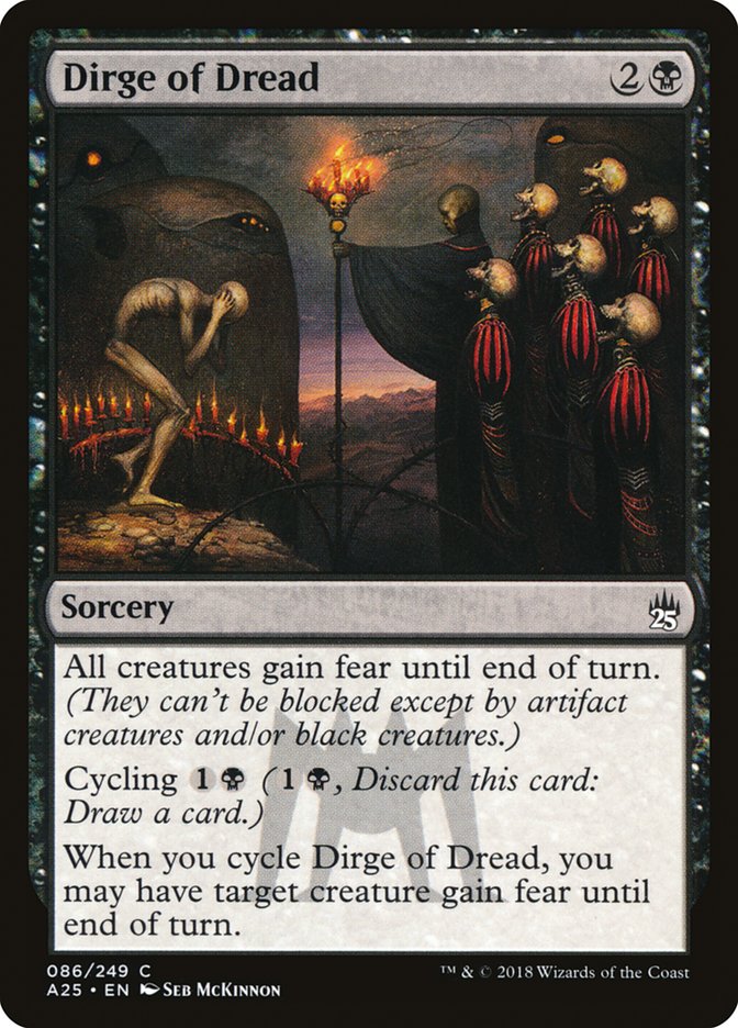 Dirge of Dread 86/249 (Masters 25)  | Good Games Modbury
