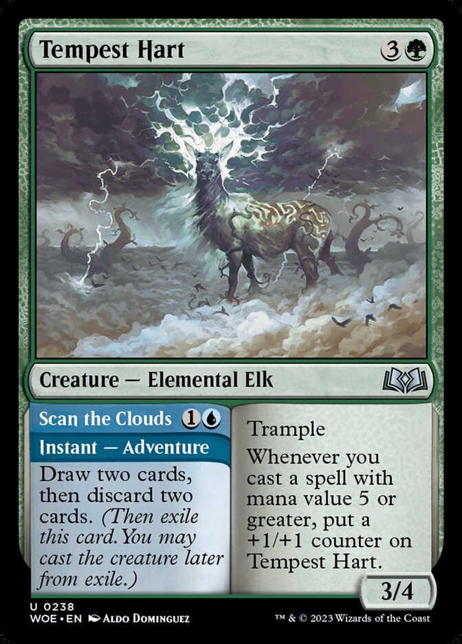 Tempest Hart // Scan the Clouds 238/276 (Wilds of Eldraine)  - Foil | Good Games Modbury
