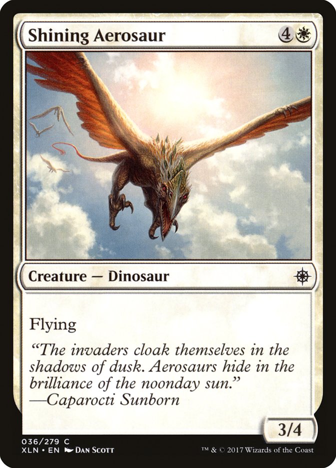 Shining Aerosaur [Ixalan] | Good Games Modbury