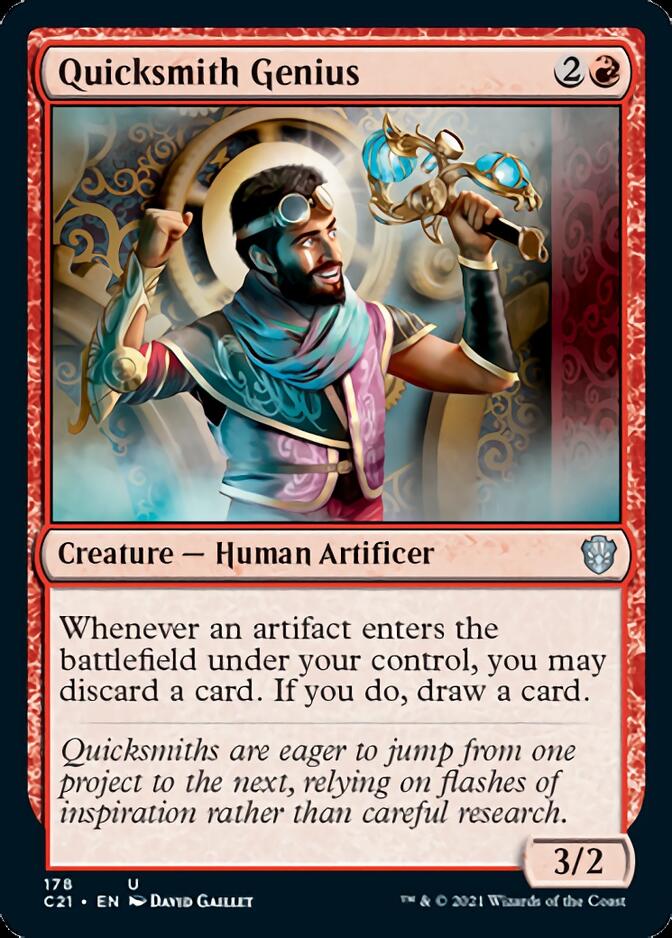 Quicksmith Genius [Commander 2021] | Good Games Modbury