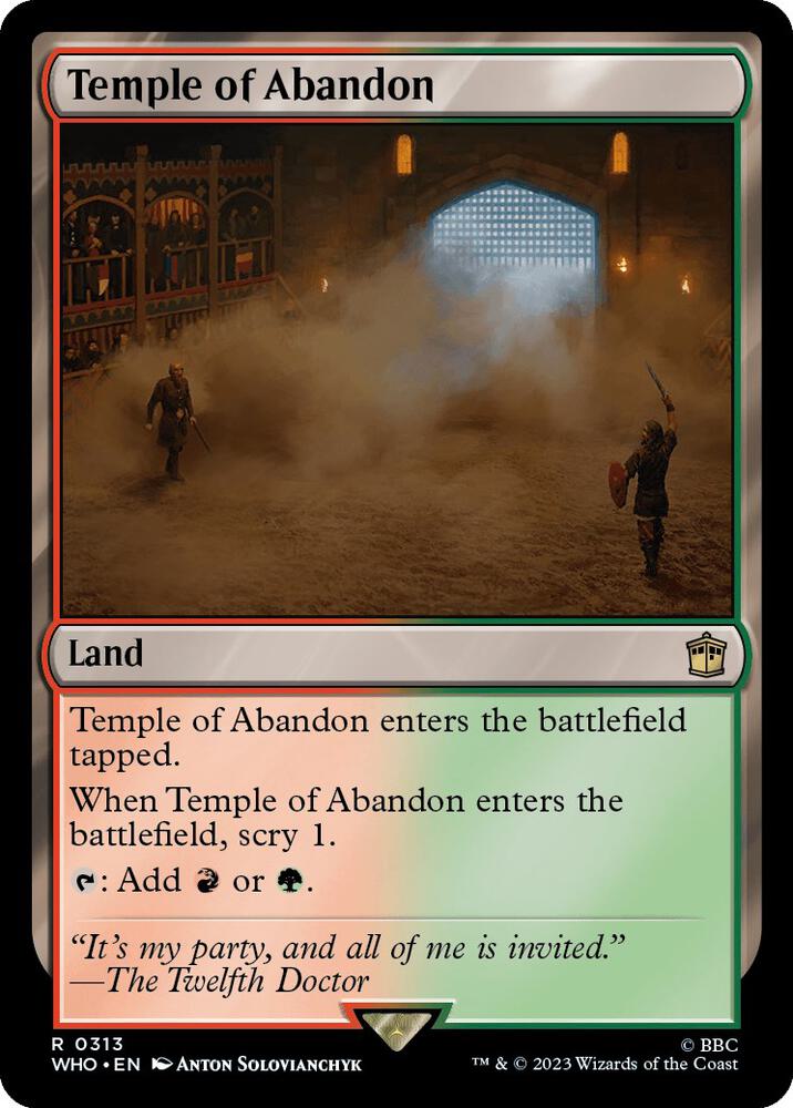 Temple of Abandon 313/331 (Universes Beyond: Doctor Who)  - Foil | Good Games Modbury