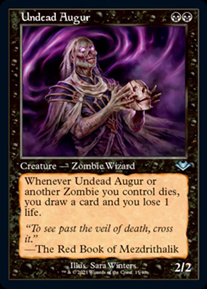 Undead Augur (Retro Foil Etched) [Modern Horizons 2] | Good Games Modbury