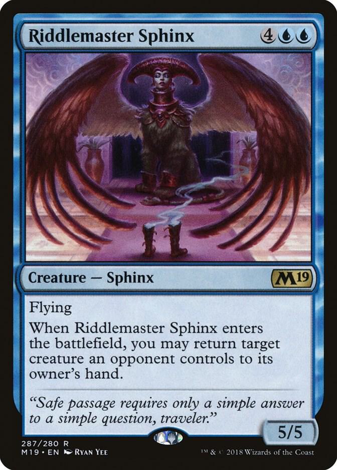 Riddlemaster Sphinx 287/280 (Core Set 2019)  | Good Games Modbury