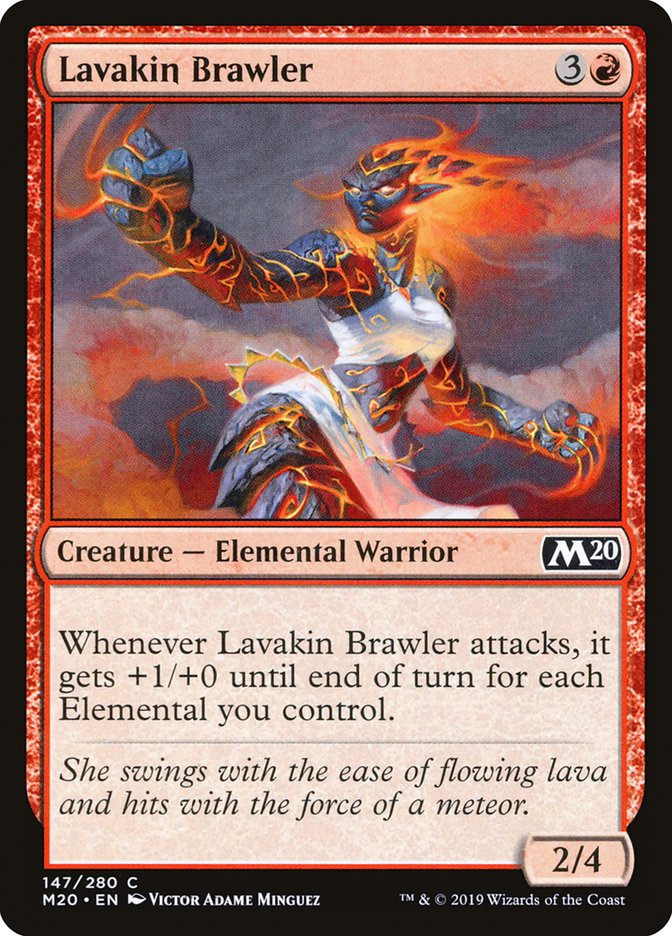 Lavakin Brawler [Core Set 2020] | Good Games Modbury
