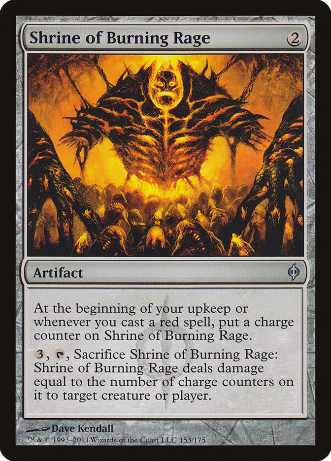 Shrine of Burning Rage [New Phyrexia] | Good Games Modbury