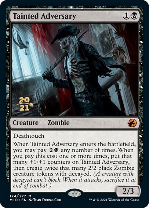Tainted Adversary 124s/171 (Prerelease Cards)  - Foil | Good Games Modbury