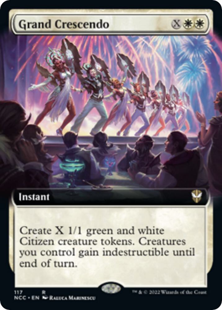 Grand Crescendo Extended Art 117 (Commander: Streets of New Capenna)  | Good Games Modbury