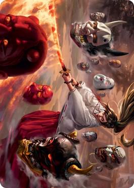 Unquenchable Fury Art Card 39 (Art Series: Kamigawa: Neon Dynasty)  | Good Games Modbury