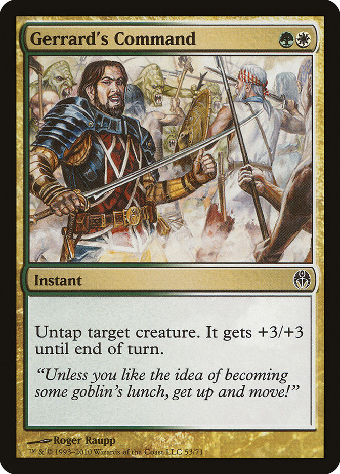 Gerrard's Command 53/71 (Duel Decks: Phyrexia vs. the Coalition)  | Good Games Modbury