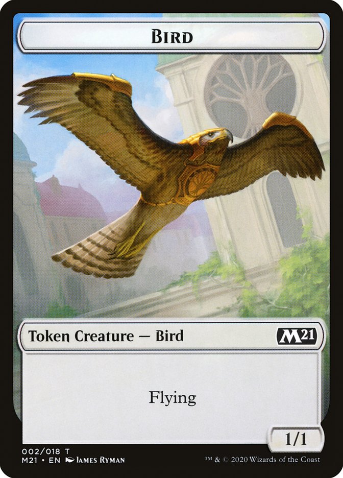 Bird Token [Core Set 2021 Tokens] | Good Games Modbury