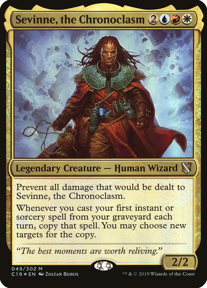 Sevinne, the Chronoclasm (Oversized) [Commander 2019 Oversized] | Good Games Modbury