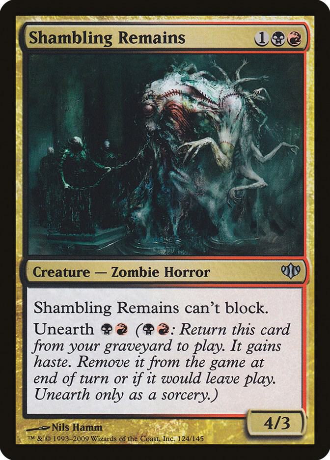 Shambling Remains 124/145 (Conflux)  - Foil | Good Games Modbury