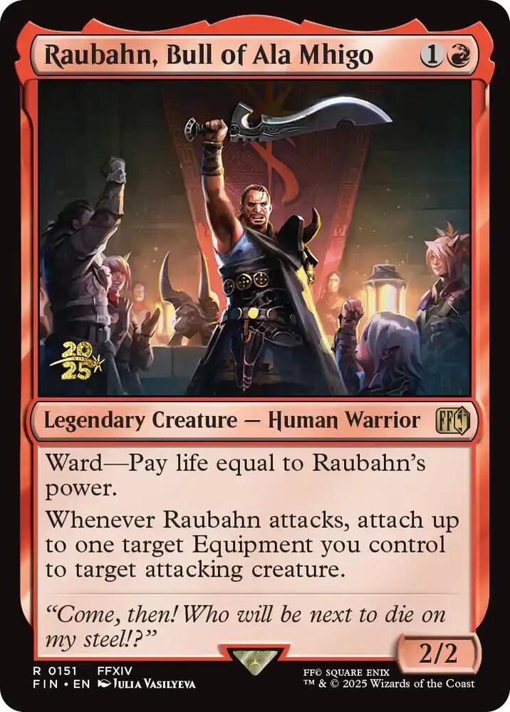 Raubahn Bull of Ala Mhigo 151s/116 (Prerelease Cards)  - Foil | Good Games Modbury