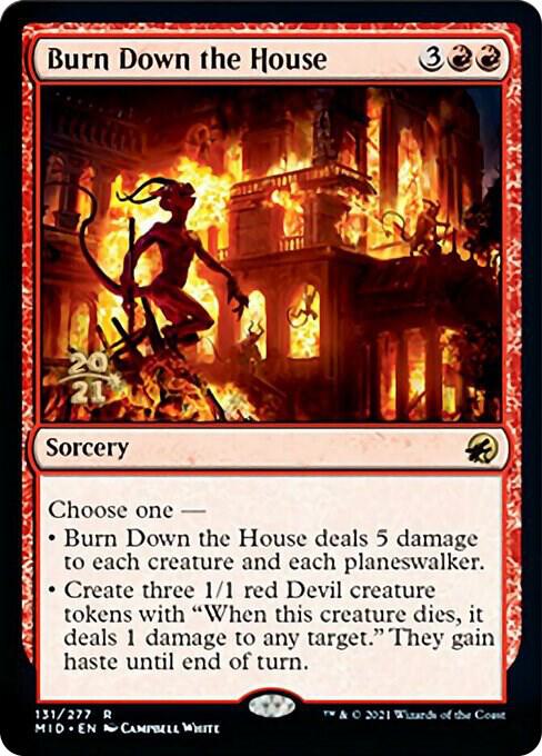 Burn Down the House 131s/171 (Prerelease Cards)  - Foil | Good Games Modbury