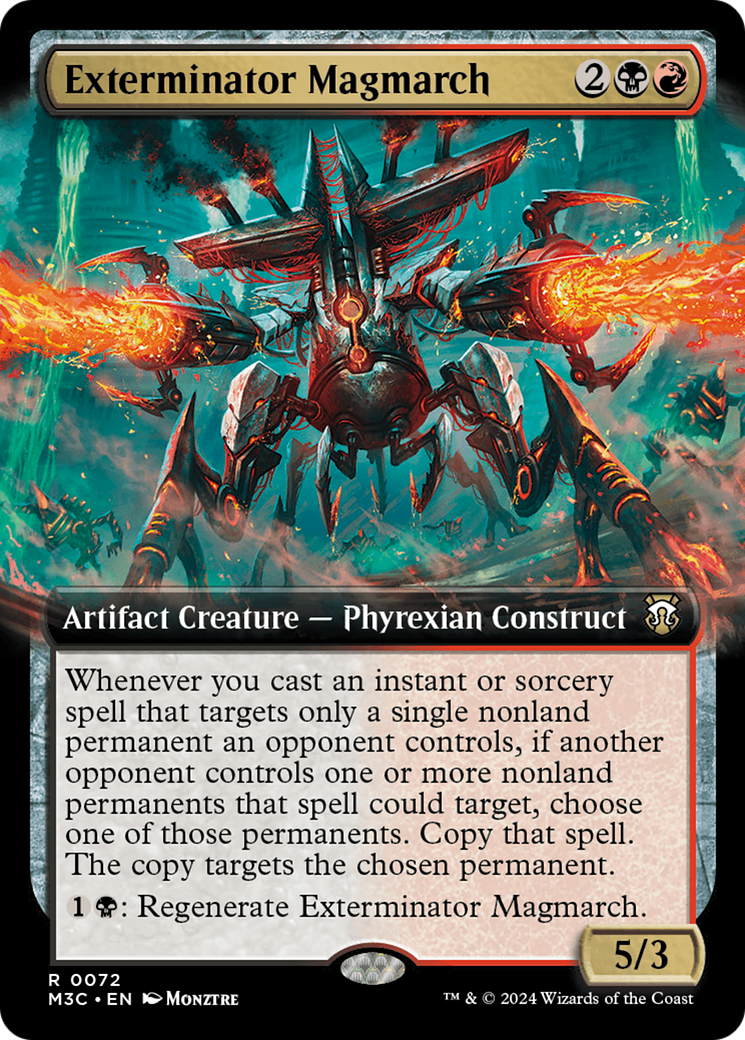 Exterminator Magmarch (Extended Art) [Modern Horizons 3 Commander] | Good Games Modbury