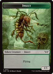 Insect (0013) // Manifest Double-Sided Token [Duskmourn: House of Horror Tokens] | Good Games Modbury