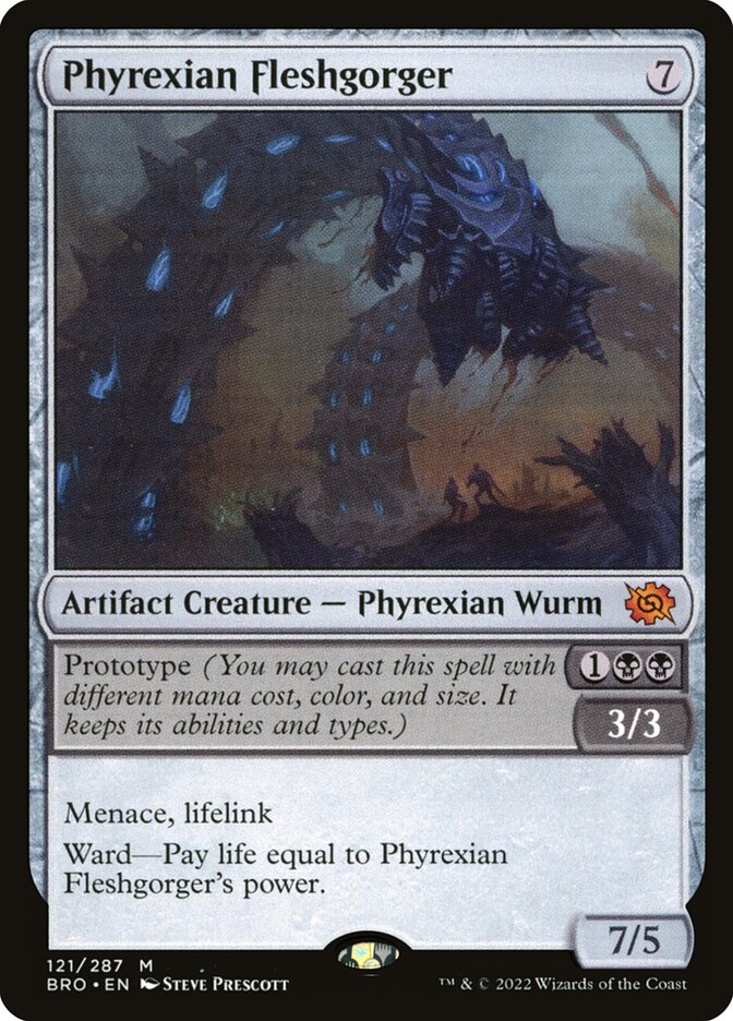 Phyrexian Fleshgorger 121 (The Brothers' War)  | Good Games Modbury