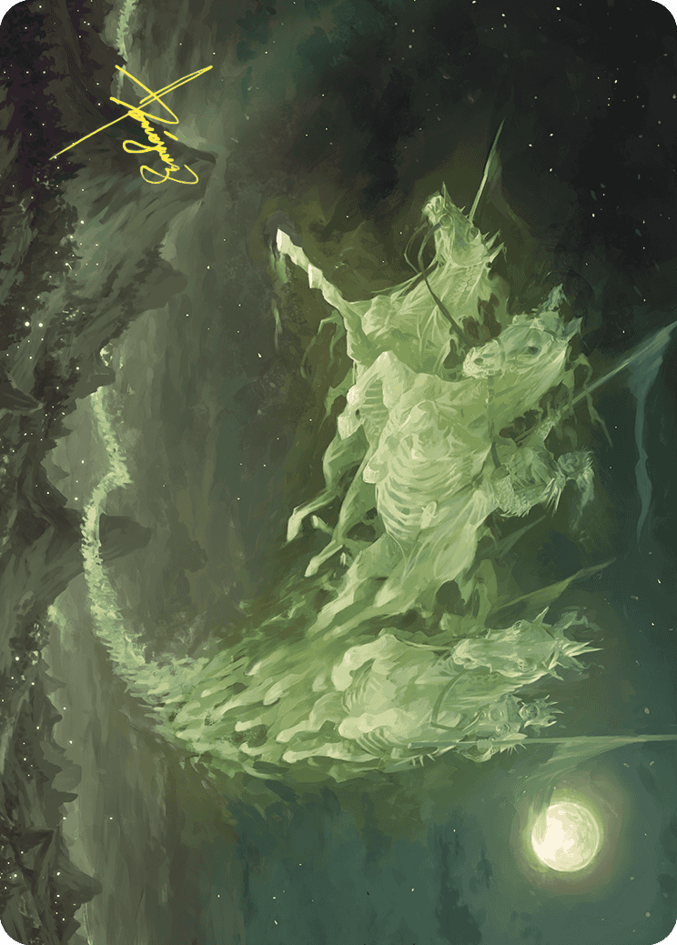 Moonshaker Cavalry Art Card (Gold-Stamped Signature) [Wilds of Eldraine Art Series] | Good Games Modbury