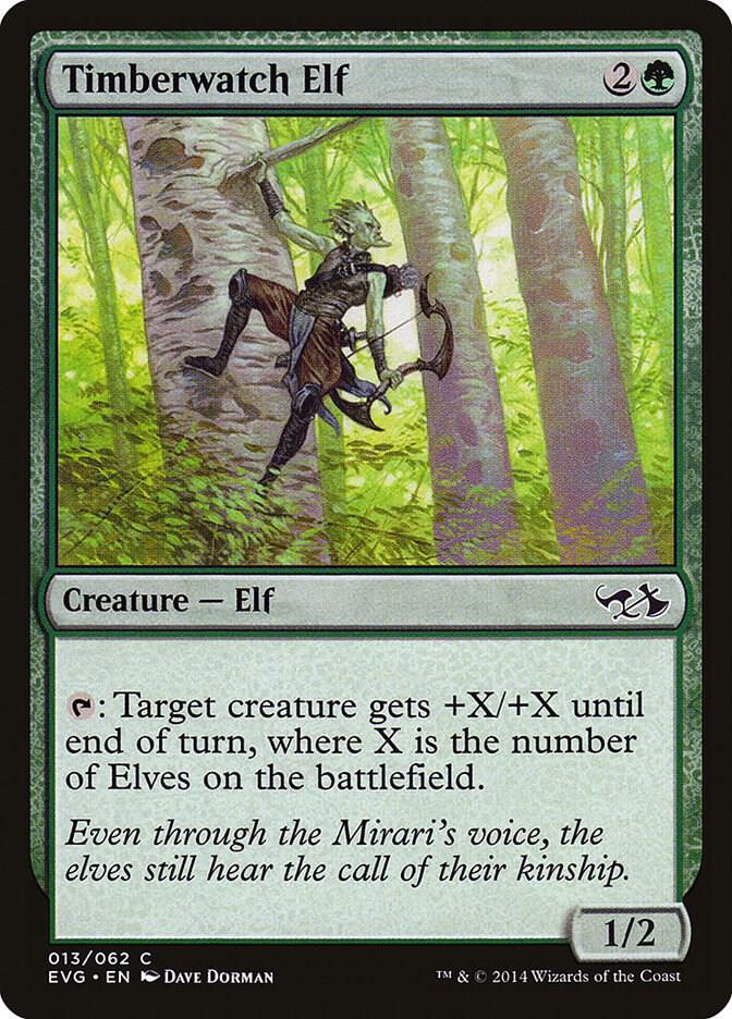 Timberwatch Elf 13/62 (Duel Decks: Anthology)  | Good Games Modbury