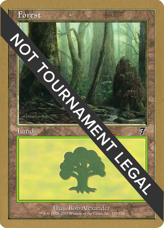 Forest 329 2001 Jan Tomcani 7ED jt329/138 (World Championship Decks)  | Good Games Modbury