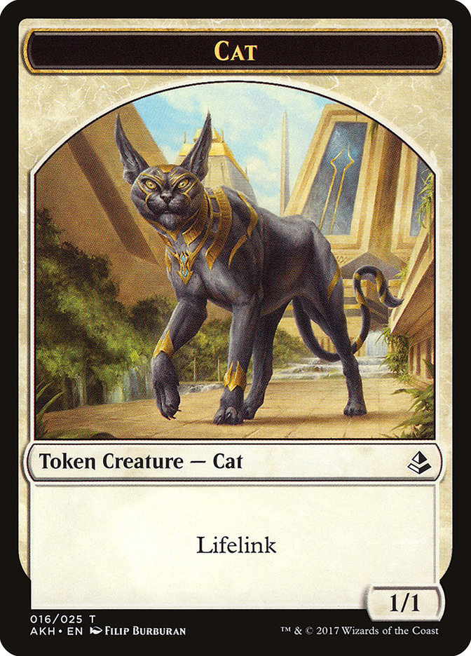 Cat Token [Amonkhet Tokens] | Good Games Modbury