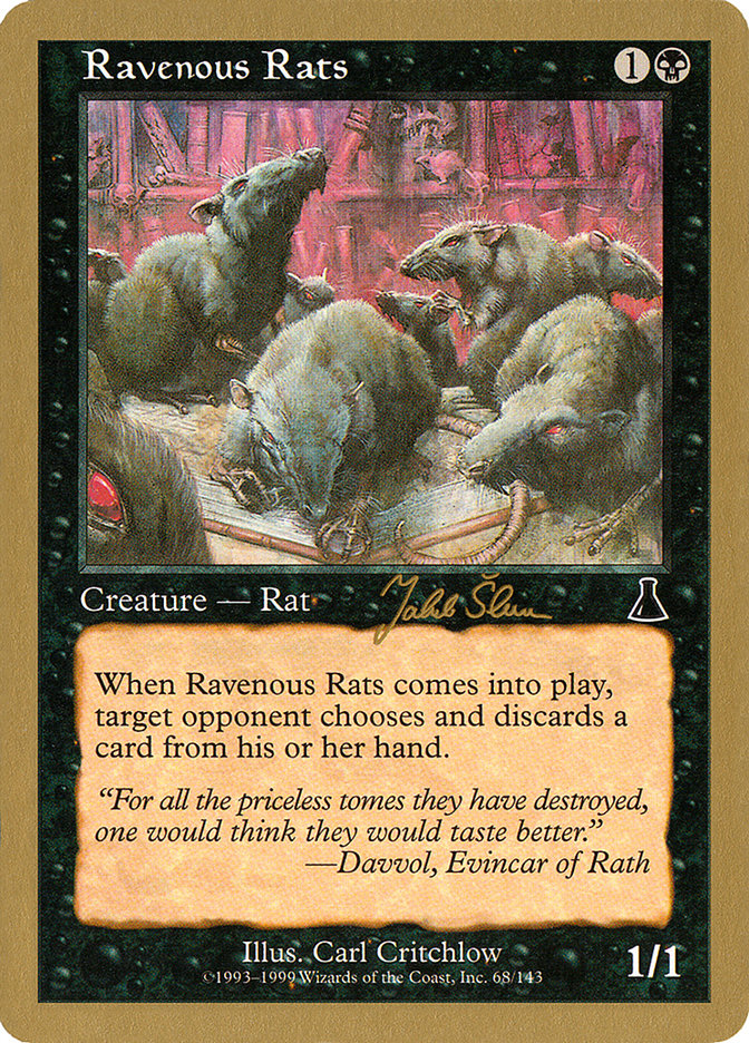 Ravenous Rats (Jakub Slemr) [World Championship Decks 1999] | Good Games Modbury