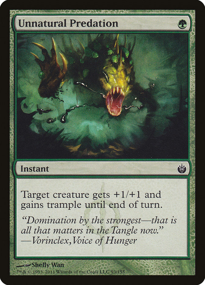 Unnatural Predation 93/155 (Mirrodin Besieged)  | Good Games Modbury