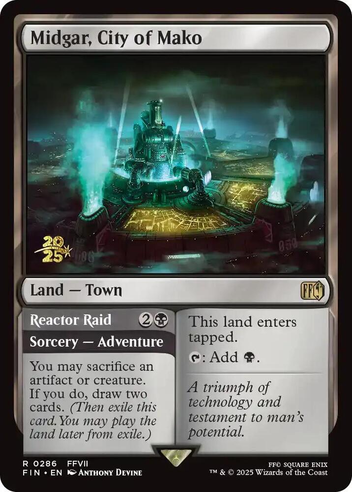 Midgar City of Mako 286 (Prerelease Cards)  - Foil | Good Games Modbury