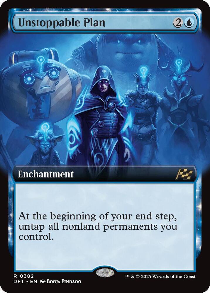 Unstoppable Plan 382/291 (Aetherdrift)  - Extended Art Foil | Good Games Modbury