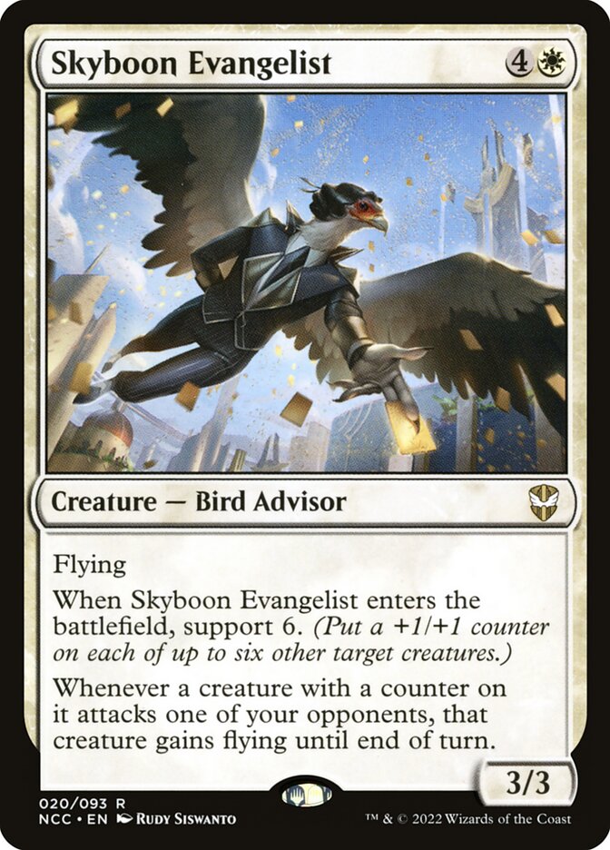 Skyboon Evangelist 20 (Commander: Streets of New Capenna)  | Good Games Modbury