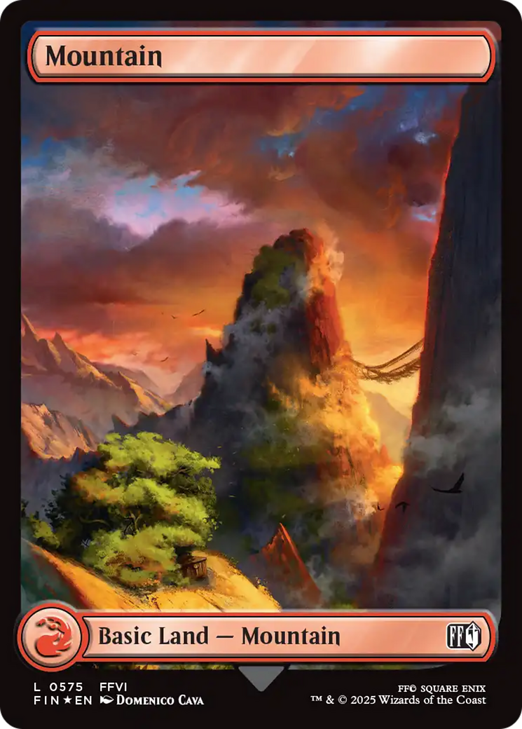 Mountain (0575) (Surge Foil) [FINAL FANTASY] | Good Games Modbury