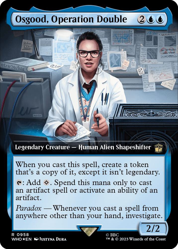 Osgood, Operation Double 958/331 (Universes Beyond: Doctor Who)  - Extended Art Surge Foil | Good Games Modbury