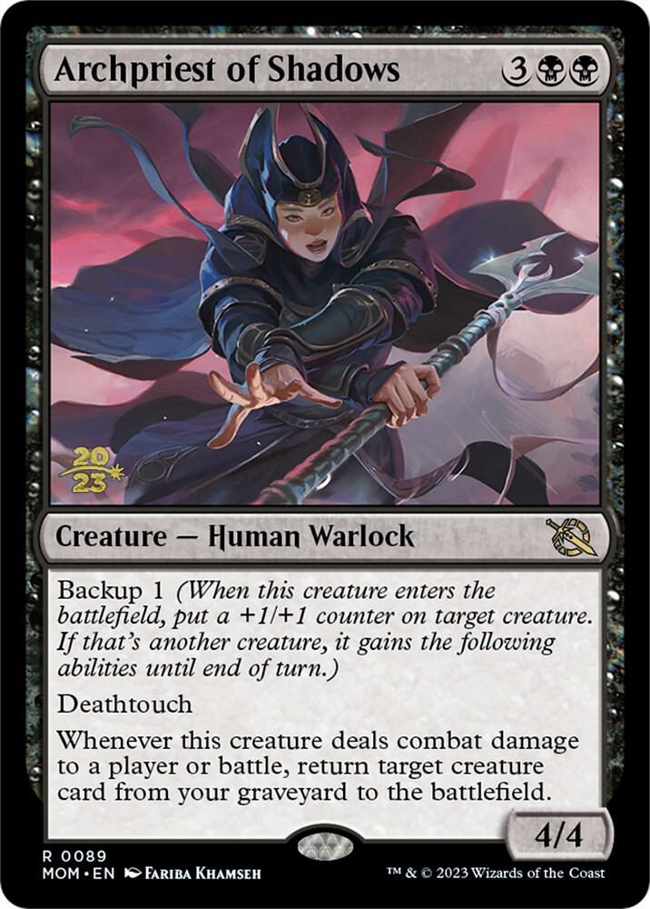 Archpriest of Shadows 89s/162 (Prerelease Cards)  - PreRelease Foil | Good Games Modbury