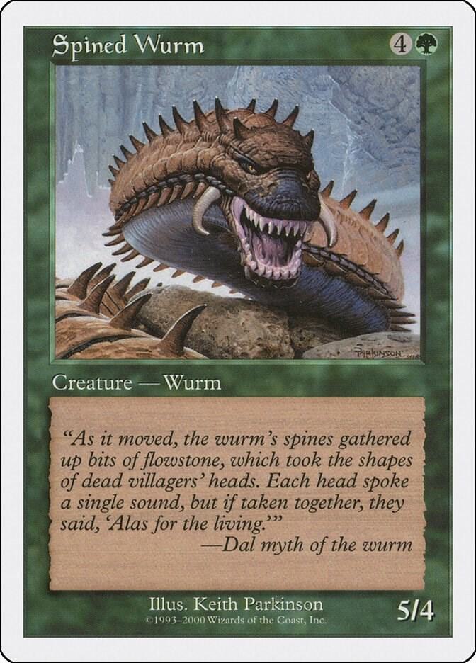 Spined Wurm 2001-1/84 (Media Promos)  | Good Games Modbury