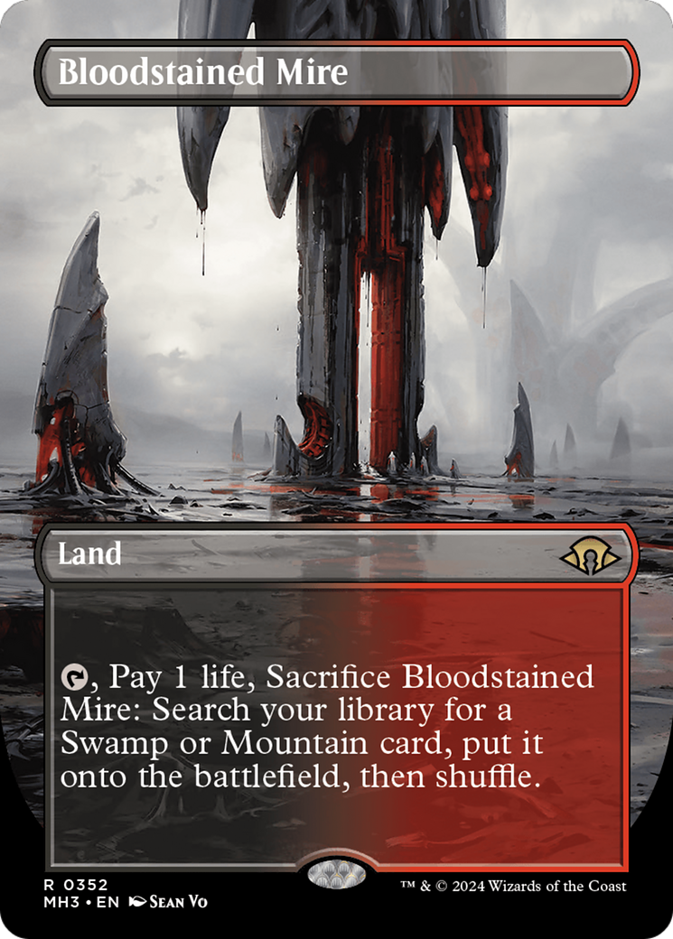 Bloodstained Mire (Borderless) [Modern Horizons 3] | Good Games Modbury