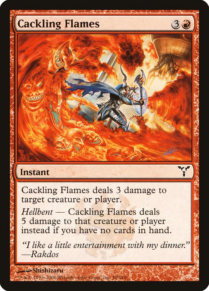 Cackling Flames 59/180 (Dissension)  - Foil | Good Games Modbury