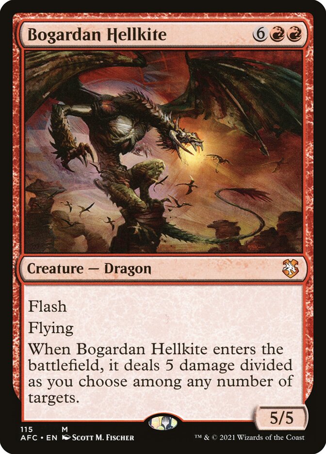 Bogardan Hellkite 115/62 (Commander: Adventures in the Forgotten Realms)  | Good Games Modbury