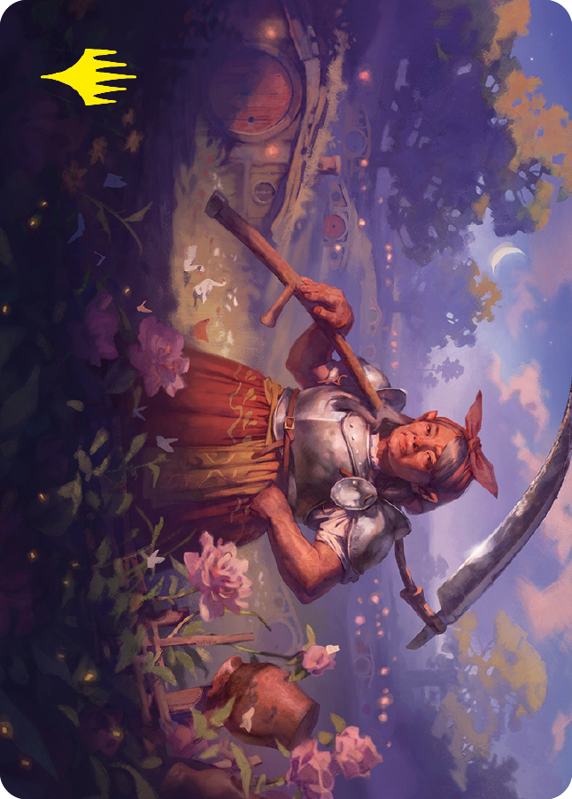 Took Reaper Art Card (Gold-Stamped Signature) [The Lord of the Rings: Tales of Middle-earth Art Series] | Good Games Modbury