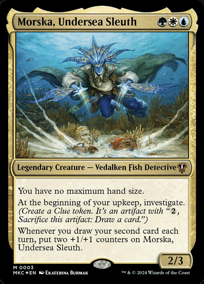 Morska, Undersea Sleuth 3/311 (Commander: Murders at Karlov Manor)  - Foil | Good Games Modbury