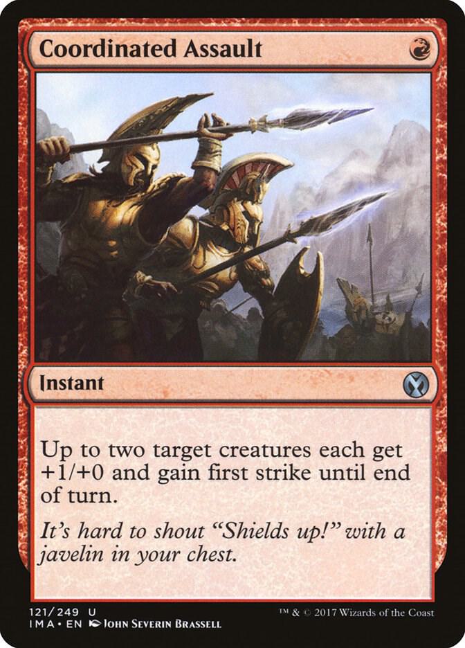 Coordinated Assault 121/249 (Iconic Masters)  - Foil | Good Games Modbury