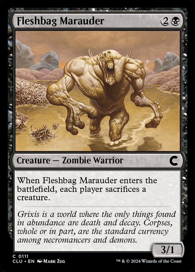 Fleshbag Marauder 111/284 (Ravnica: Clue Edition)  | Good Games Modbury