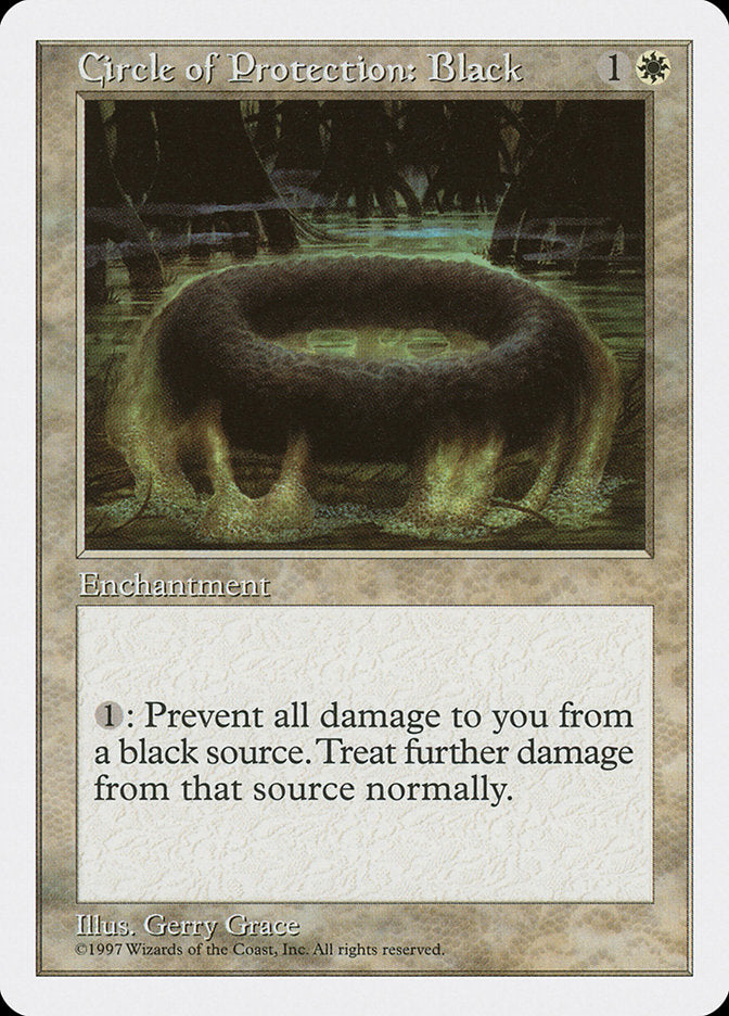 Circle of Protection: Black [Fifth Edition] | Good Games Modbury