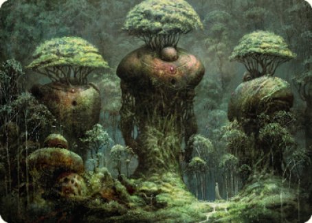 Forest Art Card [Dominaria United Art Series] | Good Games Modbury