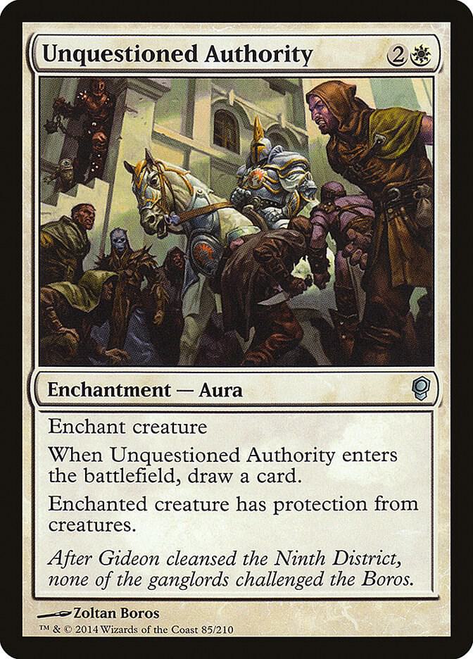 Unquestioned Authority 85/210 (Conspiracy)  - Foil | Good Games Modbury