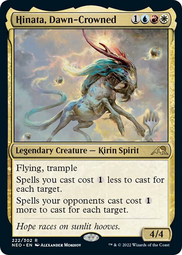 Hinata Dawn Crowned 222 (Promo Pack: Kamigawa: Neon Dynasty)  | Good Games Modbury