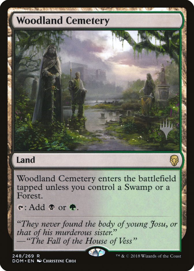 Woodland Cemetery (Promo Pack) [Dominaria Promos] | Good Games Modbury