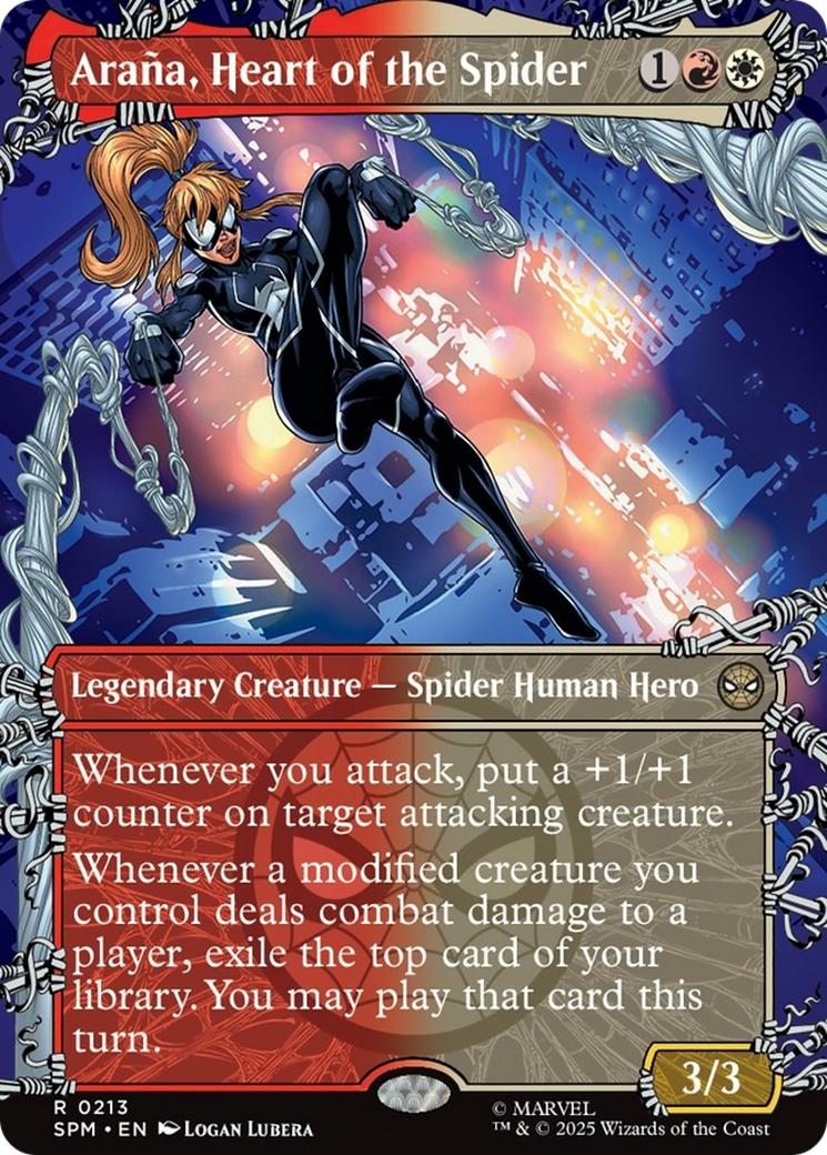 Arana, Heart of the Spider (Borderless) [Marvel's Spider-Man] | Good Games Modbury
